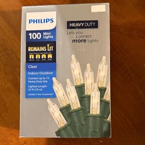 Philips Heavy Duty Clear Mini Lights